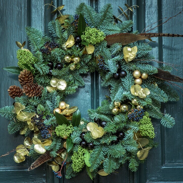 fresh wreath from landscape plus