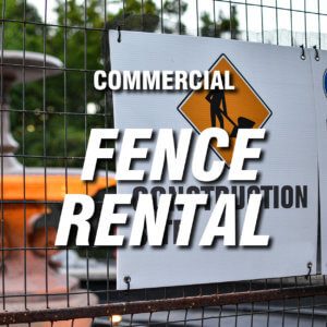 commercial fence rental landscape plus strathmore