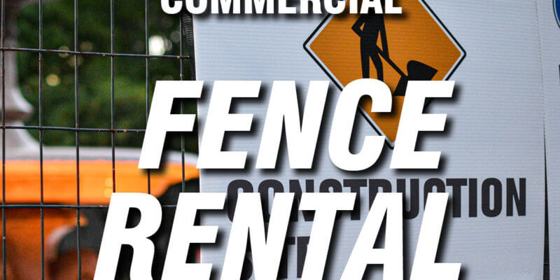 commercial fence rental landscape plus strathmore