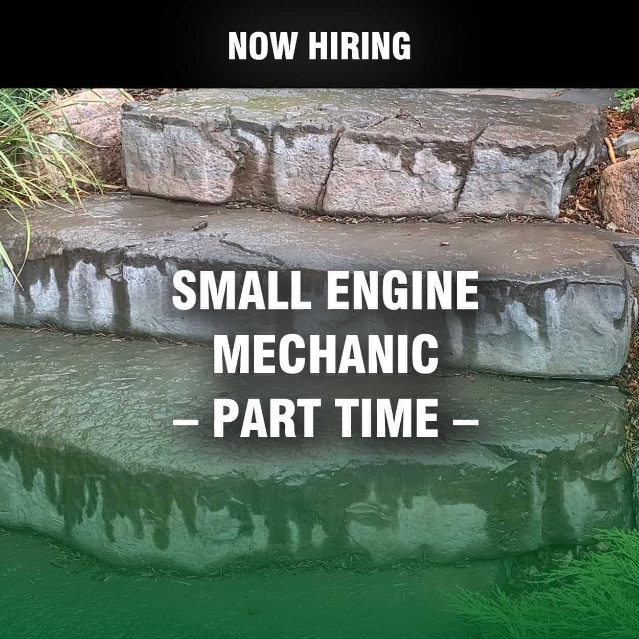 Small Engine Mechanic Part-Time Landscape Plus Strathmore