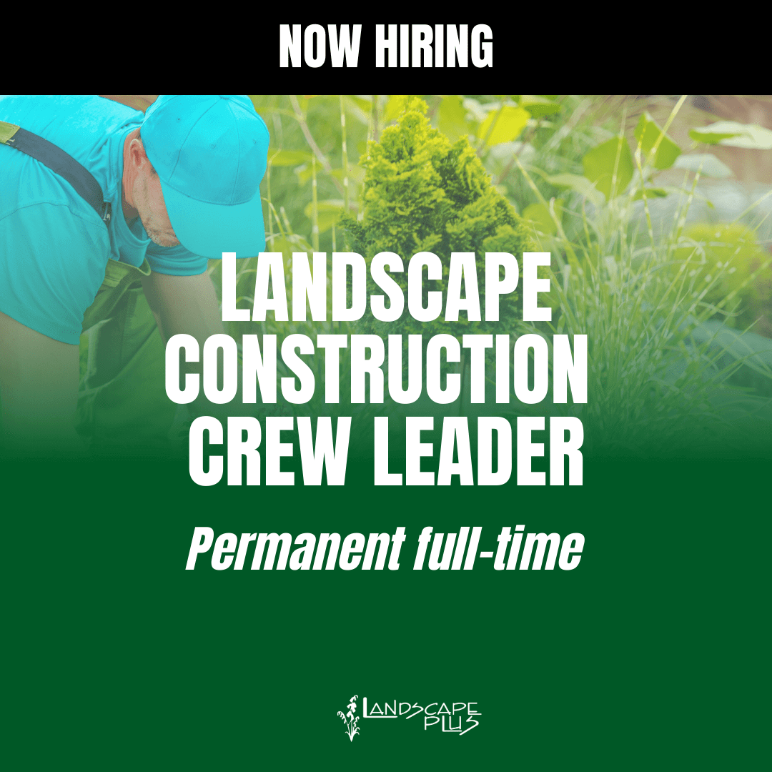 Landscape Construction Crew Leader Job Strathmore