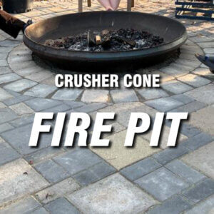 Crusher Cone Fire Pit